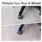 HOMEK Crystal Clear Chair Mat for Hardwood Floor, 48†x 36†Office Chair Mat for Hard Floors, 1/8†Thick Office Mat for Rolling Chairs - Retail: $33 HOMEK Crystal Clear Chair Mat for Hardwood Floor, 48†x 36†Office Chair Mat for Hard Floors, 1/8†Thick Office Mat for Rolling Chairs - Retail: $33