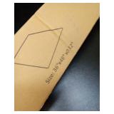 HOMEK Crystal Clear Chair Mat for Hardwood Floor, 48†x 36†Office Chair Mat for Hard Floors, 1/8†Thick Office Mat for Rolling Chairs - Retail: $33 HOMEK Crystal Clear Chair Mat for Hardwood Floor, 48†x 36†Office Chair Mat for Hard Floors, 1/8†Thick Office Mat for Rolling Chairs - Retail: $33