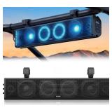 Ehaho 25 Inch UTV Sound Bar, ATV SoundBar Bluetooth with RGB Lighting, IP66 Waterproof Golf Cart Sound Bar, Amplified Powersports SXS SoundBar, UTV Speakers Compatible with Polaris RZR Can-Am - Retail Ehaho 25 Inch UTV Sound Bar, ATV SoundBar Bluetooth with RGB Lighting, IP66 Waterproof Golf Cart Sound Bar, Amplified Powersports SXS SoundBar, UTV Speakers Compatible with Polaris RZR Can-Am - Retail