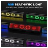 Ehaho 25 Inch UTV Sound Bar, ATV SoundBar Bluetooth with RGB Lighting, IP66 Waterproof Golf Cart Sound Bar, Amplified Powersports SXS SoundBar, UTV Speakers Compatible with Polaris RZR Can-Am - Retail Ehaho 25 Inch UTV Sound Bar, ATV SoundBar Bluetooth with RGB Lighting, IP66 Waterproof Golf Cart Sound Bar, Amplified Powersports SXS SoundBar, UTV Speakers Compatible with Polaris RZR Can-Am - Retail