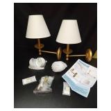 Adust Battery Operated Wall Sconce Set of Two Remote Control Dimmable Rechargeable LED Light Bulb, 3 Color Temps LED, for Bedroom Living Room - Retail: $87 Adust Battery Operated Wall Sconce Set of Two Remote Control Dimmable Rechargeable LED Light Bulb, 3 Color Temps LED, for Bedroom Living Room - Retail: $87