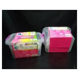 2Pack Fashion Angels Tie Dye Kit - Neon Tie Dye Hair Accessories Kit, Non Toxic Dyes, Complete Set with Scrunchies, Headband, Gloves, Elastic Bands, and Storage Bin - Retail: $38 2Pack Fashion Angels Tie Dye Kit - Neon Tie Dye Hair Accessories Kit, Non Toxic Dyes, Complete Set with Scrunchies, Headband, Gloves, Elastic Bands, and Storage Bin - Retail: $38