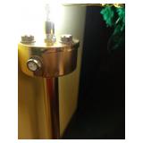 pombconw Natural Ostrich Feather Lamp Modern Floor Lamp for Living Room LED Standing Lamp with Foot Switch Gold Finish Elegant Feather Lampshade for Girl Bedroom Decor (Blue Green) - Retail: $189 pombconw Natural Ostrich Feather Lamp Modern Floor Lamp for Living Room LED Standing Lamp with Foot Switch Gold Finish Elegant Feather Lampshade for Girl Bedroom Decor (Blue Green) - Retail: $189