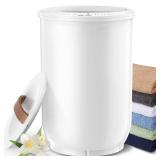 FLYHIT Large Towel Warmer for Bathroom - Heated Towel Warmers Bucket, Wood Handle, Auto Shut Off, Fits Up to Two 40\"X70\" Oversized Towels, Bathrobes, Blankets, Best Ideal for Mother FLYHIT Large Towel Warmer for Bathroom - Heated Towel Warmers Bucket, Wood Handle, Auto Shut Off, Fits Up to Two 40\"X70\" Oversized Towels, Bathrobes, Blankets, Best Ideal for Mother