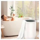FLYHIT Large Towel Warmer for Bathroom - Heated Towel Warmers Bucket, Wood Handle, Auto Shut Off, Fits Up to Two 40\"X70\" Oversized Towels, Bathrobes, Blankets, Best Ideal for Mother FLYHIT Large Towel Warmer for Bathroom - Heated Towel Warmers Bucket, Wood Handle, Auto Shut Off, Fits Up to Two 40\"X70\" Oversized Towels, Bathrobes, Blankets, Best Ideal for Mother