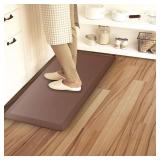 Cook N Home Anti Fatigue Floor Mat - 3/4 Inch Thick Perfect Kitchen Mats for Floor, Standing Desk Mat - Comfort at Home, Office, Garage -Durable - Stain Resistant - Non-Slip Bottom (39 x 20\", Brown)  Cook N Home Anti Fatigue Floor Mat - 3/4 Inch Thick Perfect Kitchen Mats for Floor, Standing Desk Mat - Comfort at Home, Office, Garage -Durable - Stain Resistant - Non-Slip Bottom (39 x 20\", Brown)