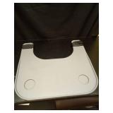 AlveyTech Gray Wheelchair Tray Table with Cup Holder - Lap Desk for 18\" - 20\" Wide Seat Medical Wheelchairs or Transport Chairs - ABS Plastic Construction - for Adults & Kids - Retail: $45 AlveyTech Gray Wheelchair Tray Table with Cup Holder - Lap Desk for 18\" - 20\" Wide Seat Medical Wheelchairs or Transport Chairs - ABS Plastic Construction - for Adults & Kids - Retail: $45