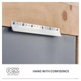 Versatile 18 inch 1 Pair French Cleat Hanger Heavy Duty - Mirror Brackets for Wall Mounting - Aluminium French Cleat Picture Hanging Kit (Supports Upto 90 Lbs 1 Pair) - Retail: $19 Versatile 18 inch 1 Pair French Cleat Hanger Heavy Duty - Mirror Brackets for Wall Mounting - Aluminium French Cleat Picture Hanging Kit (Supports Upto 90 Lbs 1 Pair) - Retail: $19