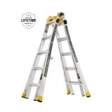 Gorilla Ladders 22 ft. Reach Aluminum Multi-Position Ladder, 300 lbs. Load Capacity