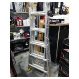 Gorilla Ladders 22 ft. Reach Aluminum Multi-Position Ladder, 300 lbs. Load Capacity