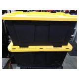Yellow Plastic Storage Rack