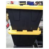 Yellow Plastic Storage Rack