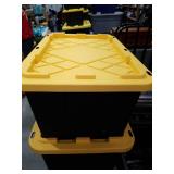Yellow Plastic Storage Rack