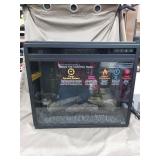 Electric Fireplace Insert with Dynamic Ember Effects