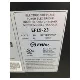 Electric Fireplace Insert with Dynamic Ember Effects