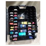 Hot Wheels Vehicle Playsets Plastic Carrying Case in Black w/Cars
