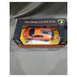 1/24 Scale Orange Rc Lamborghini Murcielago Car.