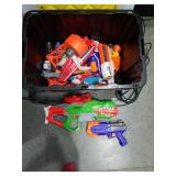 Collection of Nerf guns including DinoSquad