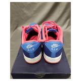 Nike Air Force 1 Blue and Pink Sneakers Size 9