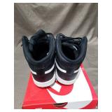 Nike Women s Court Vision Mid Sneaker  Black/White  8 Regular US
