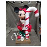 Vintage Minnie Mouse Christmas Candy Cane Lamp Decoration