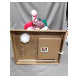 Vintage Minnie Mouse Christmas Candy Cane Lamp Decoration