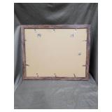 Kansas City Chiefs Cartoon Puzzle in Rustic Frame