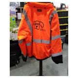 High Visibility Safety Jacket with Reflective Stripes XXXL New with Tags