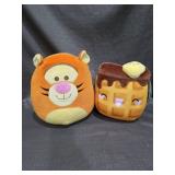 Squishmallow Tiger and Waffle Plush Set
