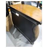 Half Moon Rattan Entry Table