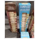 Classic Wooden Tumbling Tower Game Set - Bulk Lot