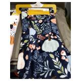 Seasonal Decorative Plush Throw Blankets Set of 2