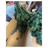 Annecy 7.5ft Pre-lit Pencil Slim Christmas Tree,