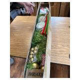 $80 5FT Lime Green Bendable Artificial Christmas Tree with Ornaments