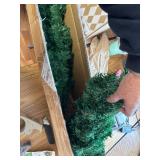 $80 5ft Prelit Artificial Xmas Tree with Ornaments, Pink Champagne/White