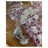 $80 5ft Prelit Artificial Xmas Tree with Ornaments, Pink Champagne/White