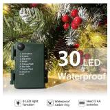 2.5FT Prelit Small Outdoor Christmas Tree Set for Porch