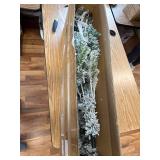 Snow Flocked Christmas Tree 5 FT Bendable with Metal Stand