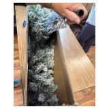 Snow Flocked Christmas Tree 5 FT Bendable with Metal Stand