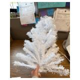 2 1/2 foot white tree without base