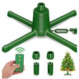 $55 2024 Rotating Xmas Tree Stand for 6ft-9ft, 360 Revolving Base