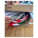 4 Pcs 4ft Large Lollipop Christmas Pathway Lights w/Bows