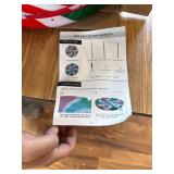 4 Pcs 4ft Large Lollipop Christmas Pathway Lights w/Bows