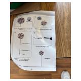 4 Pcs 4ft Large Lollipop Christmas Pathway Lights w/Bows