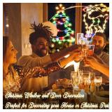 16" Waterproof Christmas Silhouette Lights, 4 Pack - 200 Bulbs