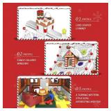 $65 Christmas Gingerbread House Building Set Toys, w/ Led Light