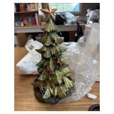 Christmas Tree Nativity Scene with Figurines LED Light