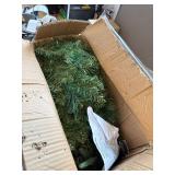 9Ft x 12In Prelit Pine Garland w/ Timer & 50 Lights