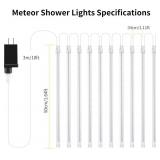 $60 4 Pack Xmas Meteor Shower Lights 20in 40 Tubes 1440 LEDs
