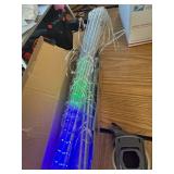 $60 4 Pack Xmas Meteor Shower Lights 20in 40 Tubes 1440 LEDs